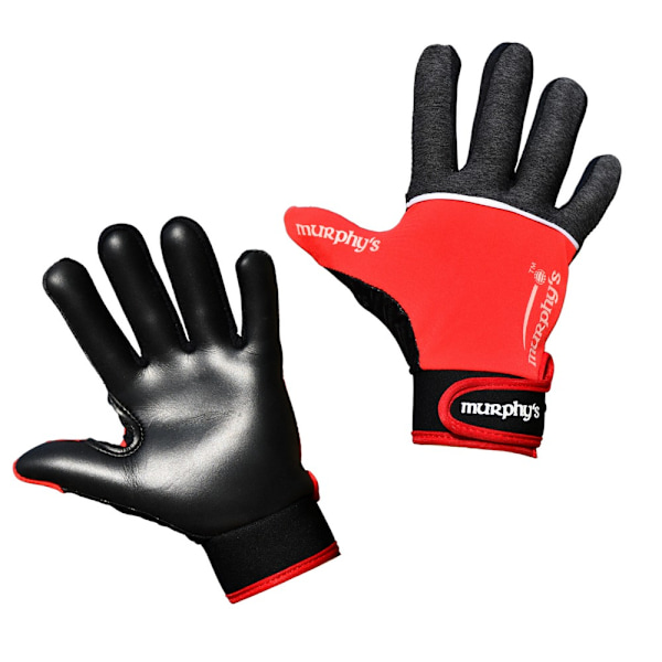 Murphys Childrens/Kids V2 Gaelic Gloves 5 Grå/Röd/Vit Grey/Red/White 5