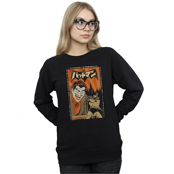 DC Comics Dam/Kvinnor The Joker Cover Sweatshirt L Svart Black L