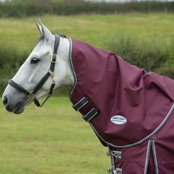 Weatherbeeta Comfitec Plus Dynamic II Medium Horse Turnout Neck Maroon/Grey/White XL