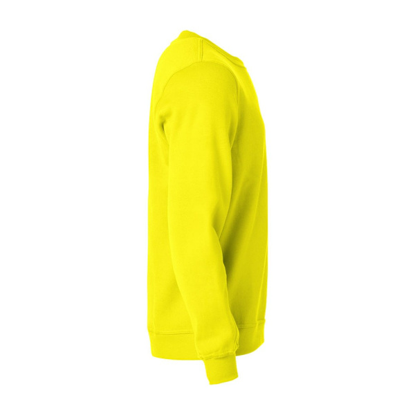 Clique Unisex Vuxen Basic Rund Hals Sweatshirt M Synlighet Gul Visibility Yellow M