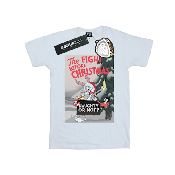 Looney Tunes Boys The Fight Before Christmas T-Shirt 12-13 År White 12-13 Years