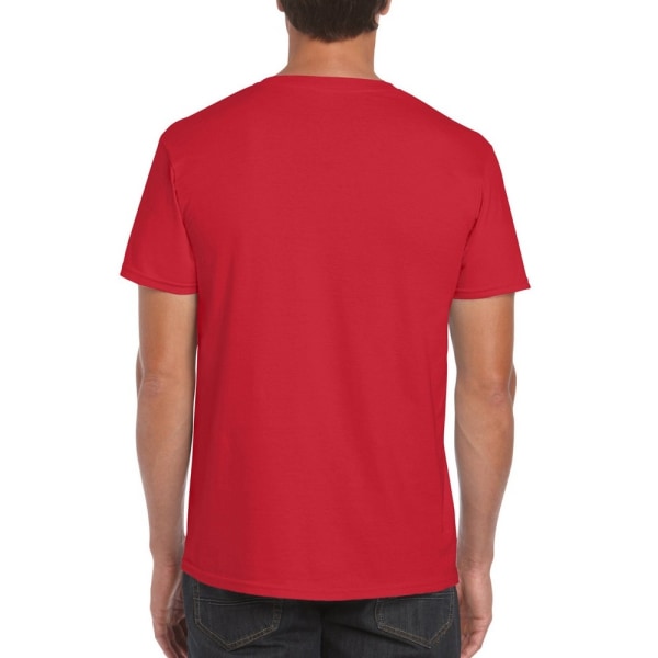Gildan Herr Kortärmad Soft-Style T-shirt 3XL Röd Red 3XL