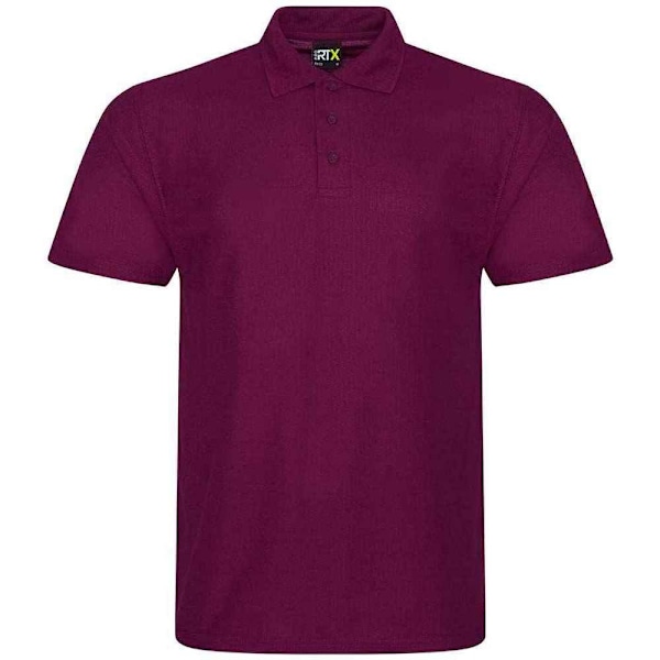 PRO RTX Herr Polyester Pikétröja M Bourgogne Burgundy M