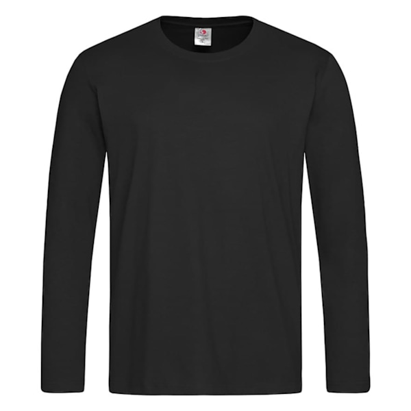 Stedman Classic Long Sleeved Tee L Black Opal för män Black Opal L