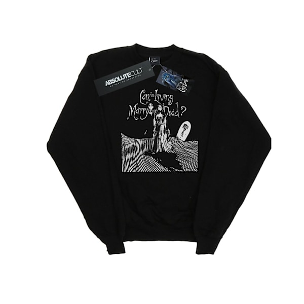 Corpse Bride Flickor Gifta De Döda Sweatshirt 9-11 År Svart Black 9-11 Years