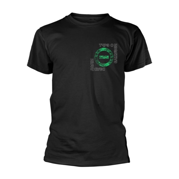 Typ O Negativ Unisex Vuxen Dead Again T-shirt S Svart/Grön Black/Green S