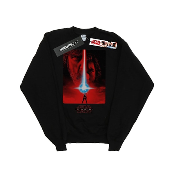 Star Wars Boys The Last Jedi Röd Poster Sweatshirt 5-6 År Bl Black 5-6 Years