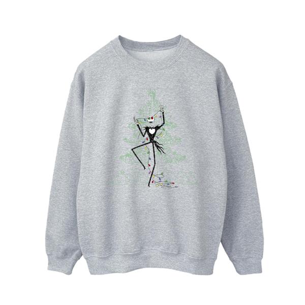 Disney Herr The Nightmare Before Christmas Trädet Grön Sweatshirt Sports Grey 4XL