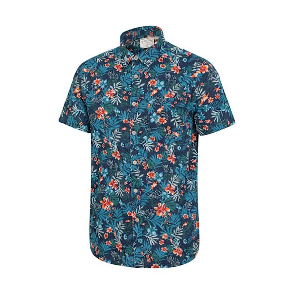 Mountain Warehouse Herr Tropical Floral Kortärmad Skjorta L N Navy L