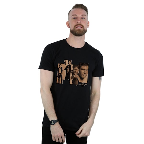 Star Wars Herr Han Solo Photoshoot T-shirt XXL Svart Black XXL