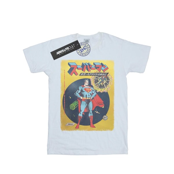 DC Comics Superman International Cover T-shirt M Vit White M