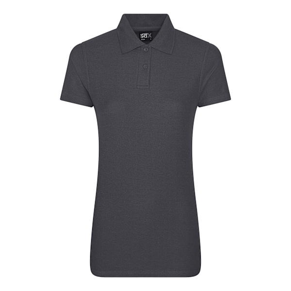 PRO RTX Dam/Dam Pro Piqu Poloskjorta S Solid Grey Solid Grey S