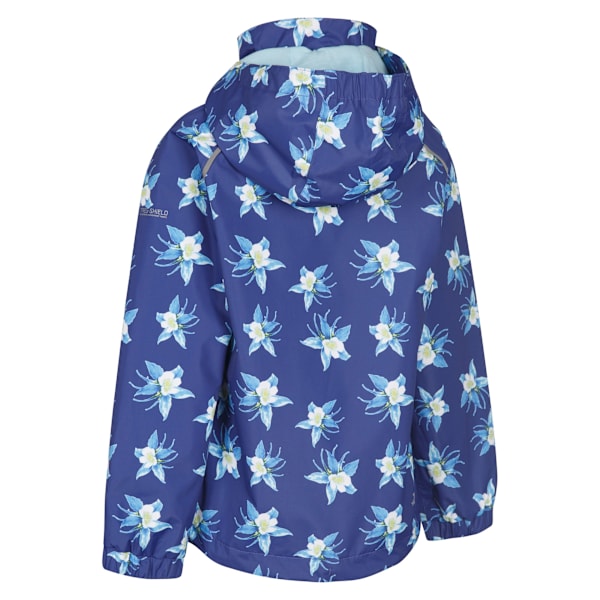 Trespass Girls Joyfull Flower Regnjacka 3-4 År Mörkblå Dark Blue 3-4 Years