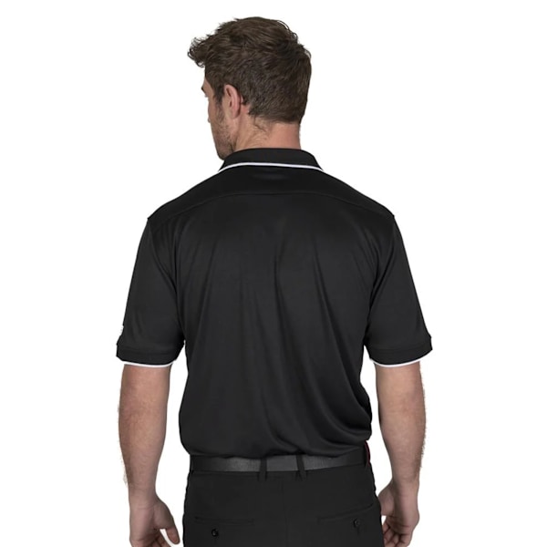 Island Green Herr Performance Pikétröja L Svart Black L