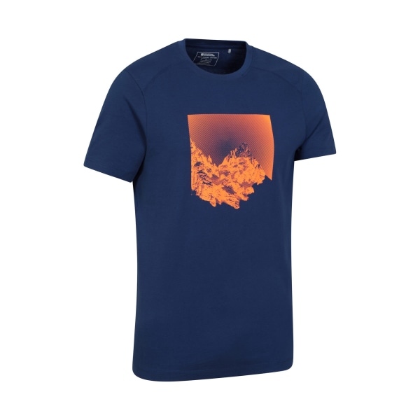 Mountain Warehouse Mens Sunrise Organic T-Shirt XS Navy Navy XS