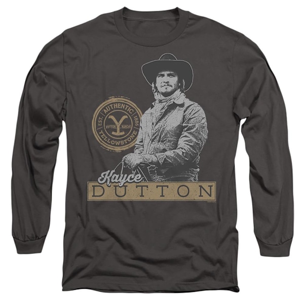 Yellowstone Unisex Vuxen Kayce Dutton T-Shirt L Kolgrå Charcoal L