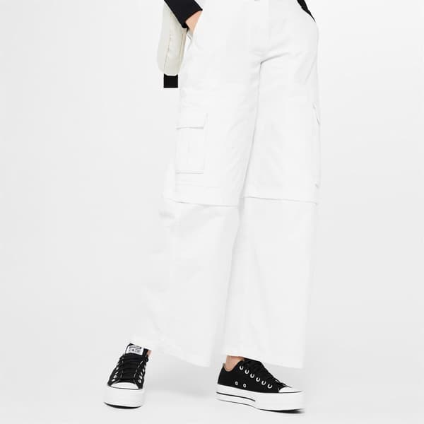 Converse Dam Chuck Taylor Canvas Platåskor 6 UK Black/White 6 UK