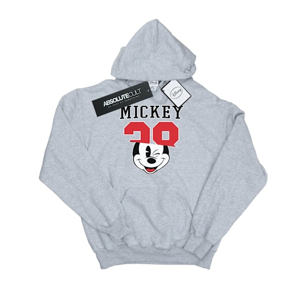 Disney Dam/Kvinnor Mickey Mouse Split 28 Hoodie L Sports Grey Sports Grey L