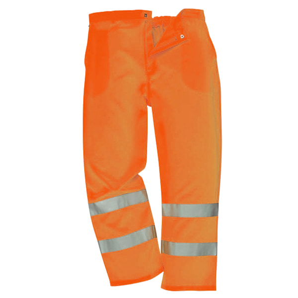 Yoko Unisex Work Hi-Vis Byxor 32/R UK Orange Orange 32/R UK