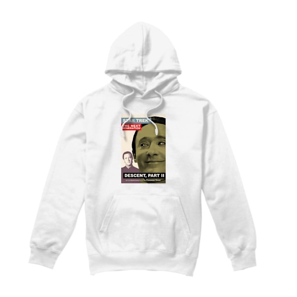 Star Trek Herr The Next Generation Säsong 7 Avsnitt 1 Hoodie S White S