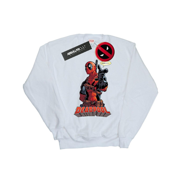 Marvel Womens/Ladies Deadpool Hey You Sweatshirt M Vit White M