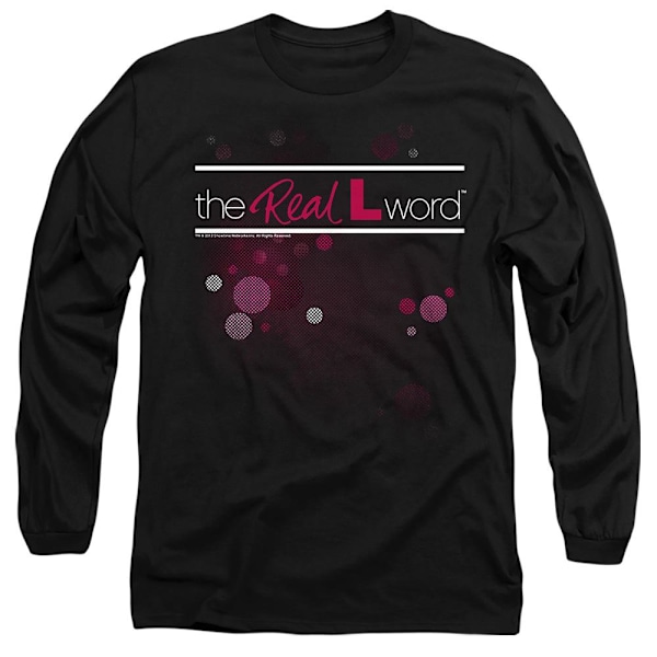 The Real L Word Unisex Vuxen Flashy Logo T-Shirt XL Svart Black XL