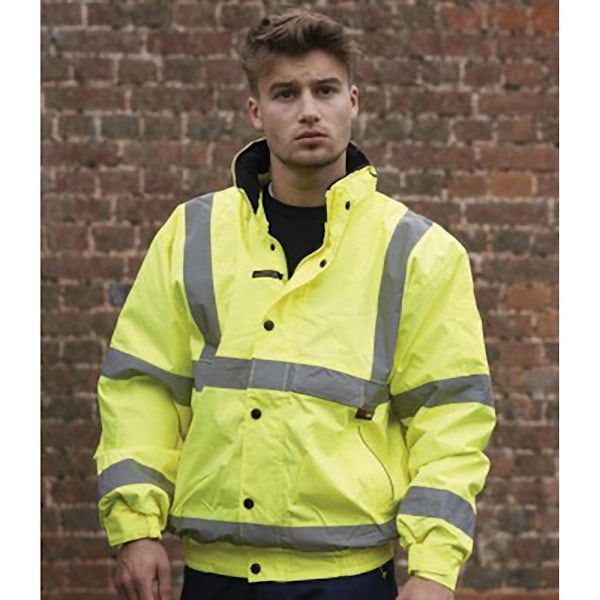 Warrior Memphis Hög Synlighet Bomberjacka / Säkerhetskläder / Dam Fluorescent Yellow M