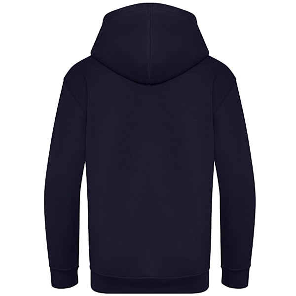 Awdis Barn/Barn Hoodie i ekologisk bomull 9-11 år Fransk marinblå French Navy 9-11 Years