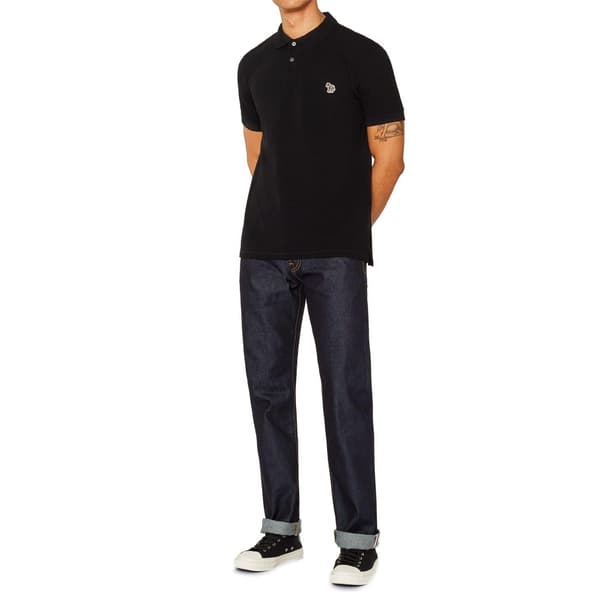 Paul Smith Herr Zebra Regular Pikétröja S Svart Black S