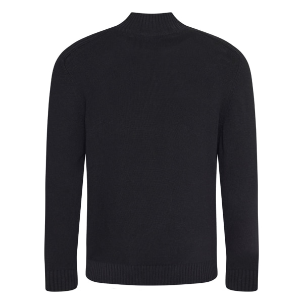 Ecologie Mens Wakhan Zip Neck Sweater S Svart Black S