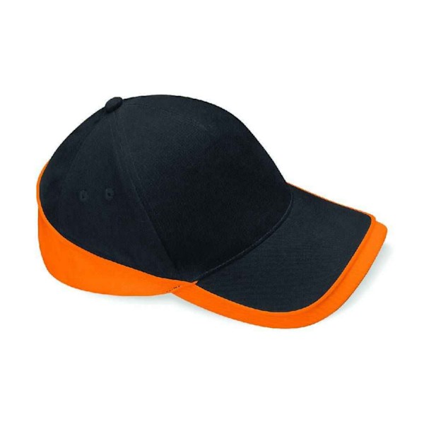 Beechfield Teamwear Competition Cap One Size Svart/Orange Black/Orange One Size
