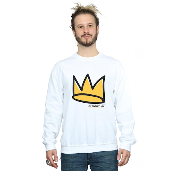 Riverdale Herr Jughead Hat Logo Sweatshirt XL Vit White XL