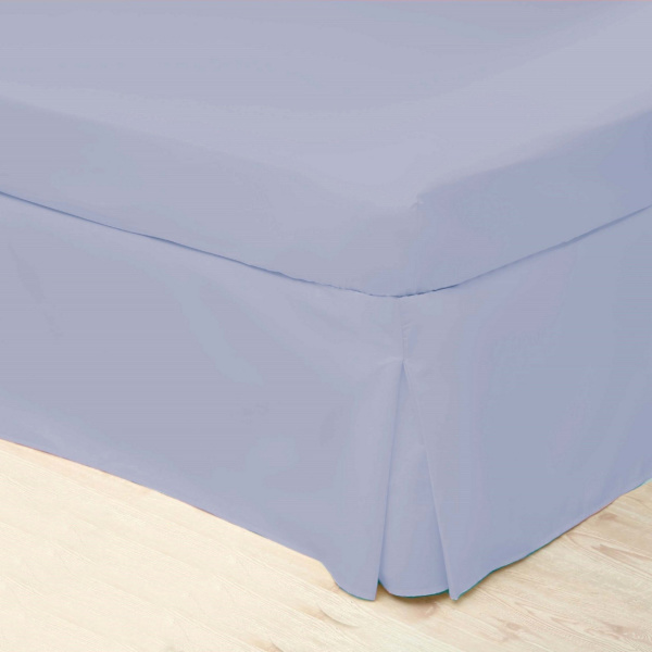Belledorm Easycare Percale Platform Valance Single Heather Heather Single