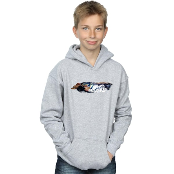 Marvel Boys Thor Bring The Thunder Hoodie 9-11 år Sports Grå Sports Grey 9-11 Years