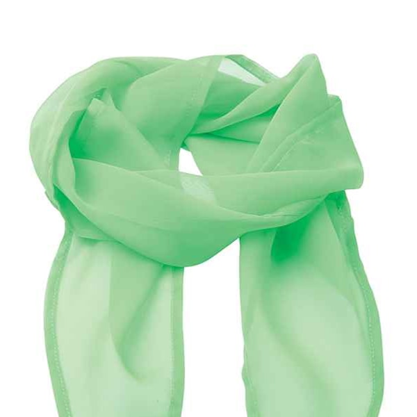 Premier Unisex Vuxen Färger Chiffong Scarf En Storlek Äppelgrön Apple Green One Size