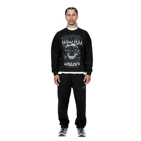 Kings Will Dream Herr Studio Snake Eyes Crew Neck Sweatshirt S Black S