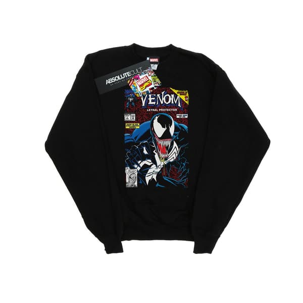 Marvel Pojkar Venom Lethal Protector Tröja 7-8 År Svart Black 7-8 Years