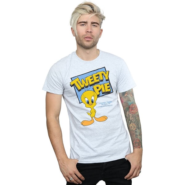 Looney Tunes Tweety Pie T-shirt L Sports Grey för män Sports Grey L