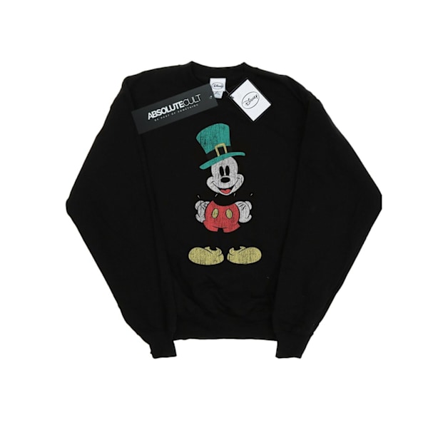 Disney Girls Mickey Mouse Leprechaun Hat Sweatshirt 12-13 år Black 12-13 Years