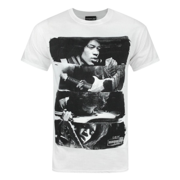 Marquee Club herr Jimi Hendrix T-shirt L vit White L