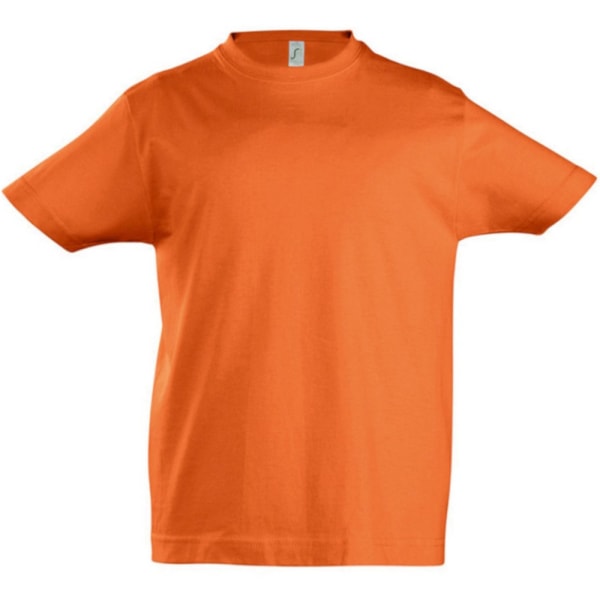 SOLS Kids Unisex Imperial Heavy Cotton kortärmad T-shirt 2 år Orange 2yrs