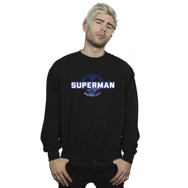 DC Comics Män Superman Out Of This World Sweatshirt S Svart Black S