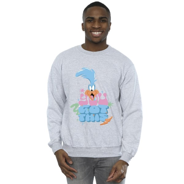 Looney Tunes Mens Roadrunner You Got This Sweatshirt S Sports G Sports Grey S