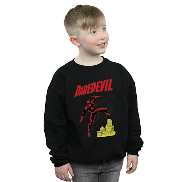 Marvel Boys Daredevil Rooftop Sweatshirt 12-13 år Svart Black 12-13 Years