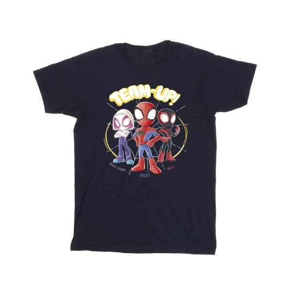 Marvel Spidey och hans fantastiska vänner skiss T-shirt S marinblå Navy Blue S