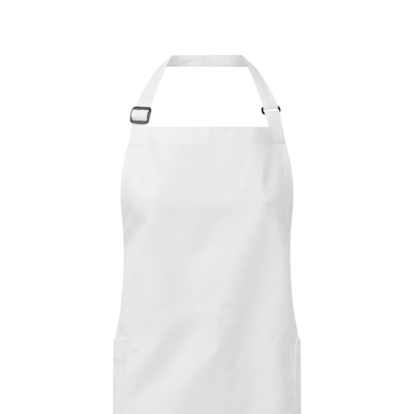 Premier Unisex Vuxen Organisk Fairtrade Certifierad Full Förkläde En White One Size
