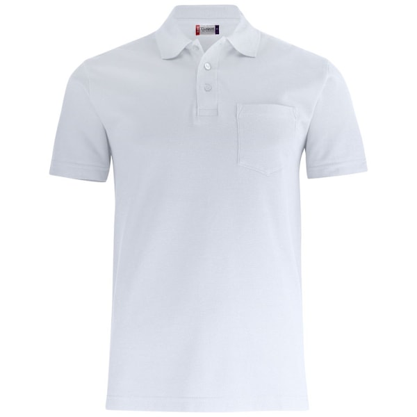 Clique Unisex Vuxen Basic Pikétröja 4XL Vit White 4XL
