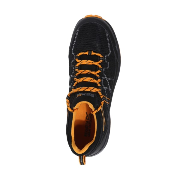 Regatta Mens Samaris Lite Walking Shoes 10 UK Black/Flame Orang Black/Flame Orange 10 UK