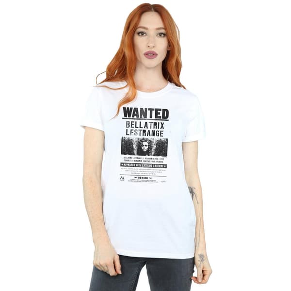 Harry Potter Dam/Dam Bellatrix Lestrange Efterlyst Affisch Co White 3XL