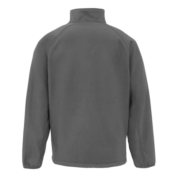 Result Äkta Återvunnen Herr Tryckbar Softshelljacka L Arbete Workguard Grey L
